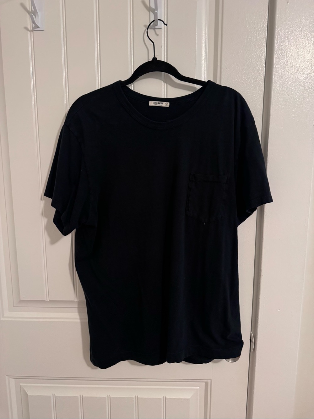 Buck Mason Black Pocket T-Shirt - Men